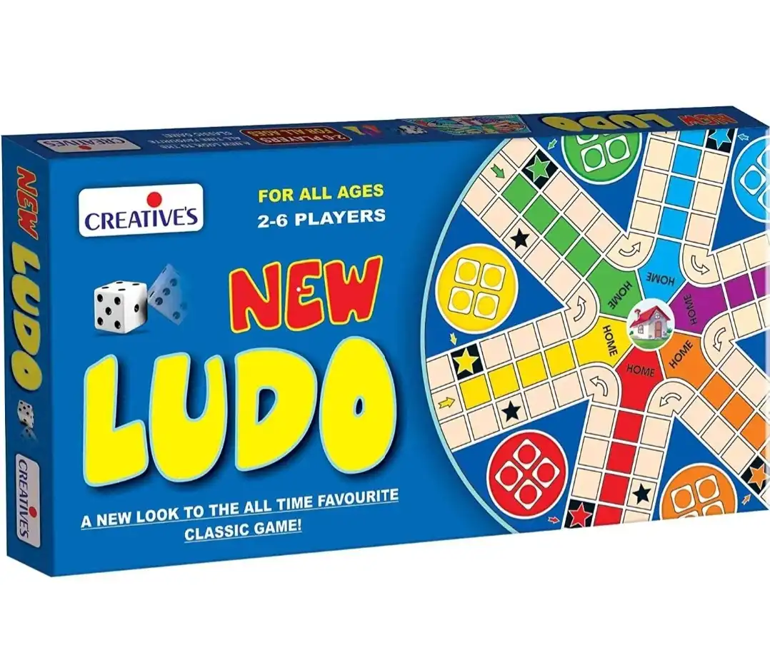 Creatives New Ludo, 2 to 6 Players, All Ages, Board game